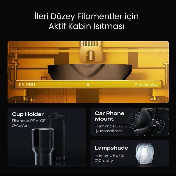 Creality K2 Pro Combo 3D Yazıcı