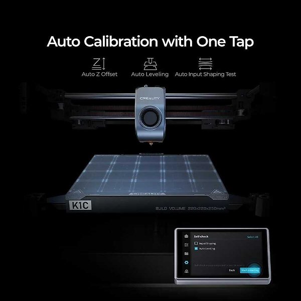 Creality K1C 3D Yazıcı - 2025 Yeni Versiyon - CFS-C Uyumlu