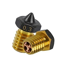 0.4mm E3D V5-V6 High-Speed CHT Pirinç Nozzle - Teflon Kaplı