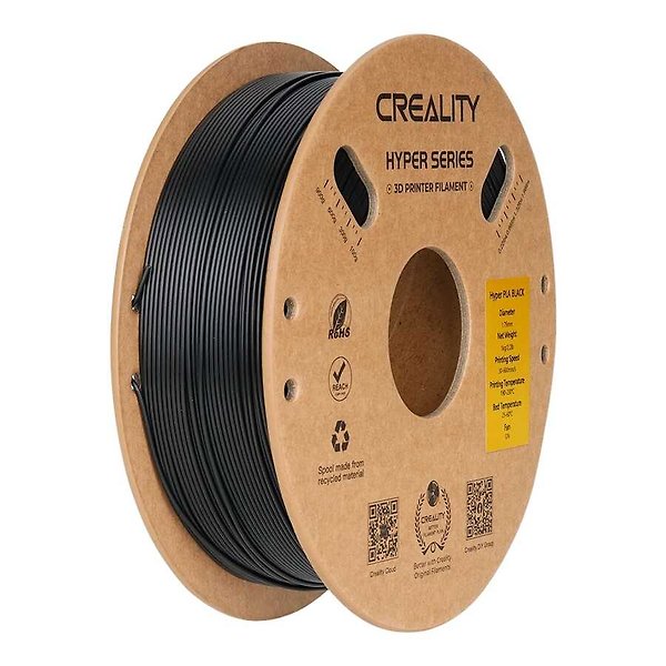 Creality Hyper PLA Siyah Filament 1.75mm 1Kg