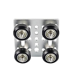 Openbuilds V Slot Rulmanlı Araba - 20x20mm Profil Uyumlu - Gümüş