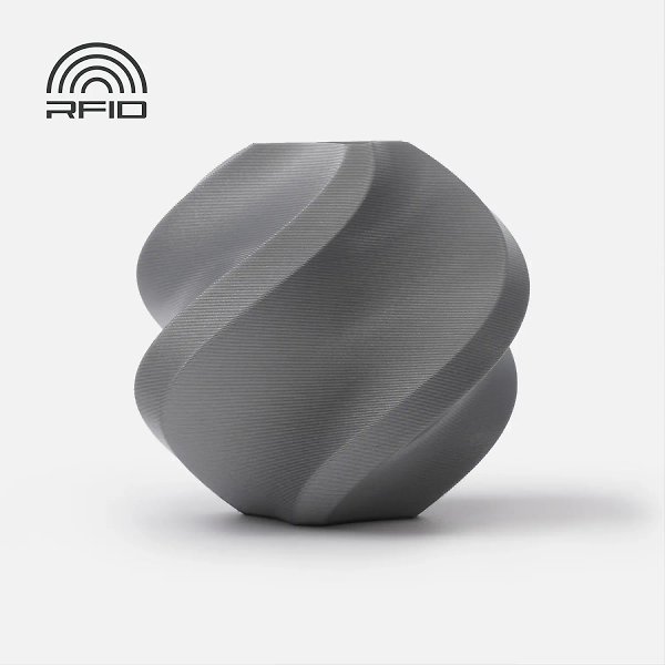Bambu Lab PLA Basic Filament - Gümüş Gri - 1 Kg