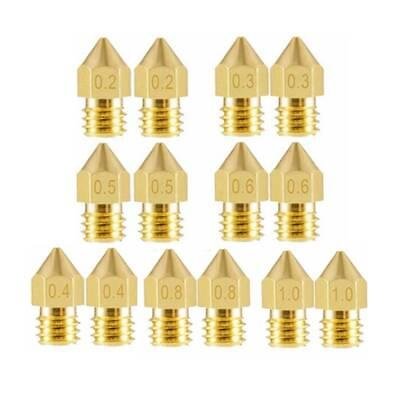 14 Adet MK8 Nozzle Seti - 7 Çeşit - Creality Uyumlu