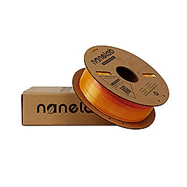 Nanelab Çift Renkli Silk PLA Filament - Altın - Kırmızı - 1.75mm - 1Kg