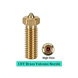 0.4mm E3D Volcano CHT Pirinç Nozzle - 1.75mm - Sidewinder X1