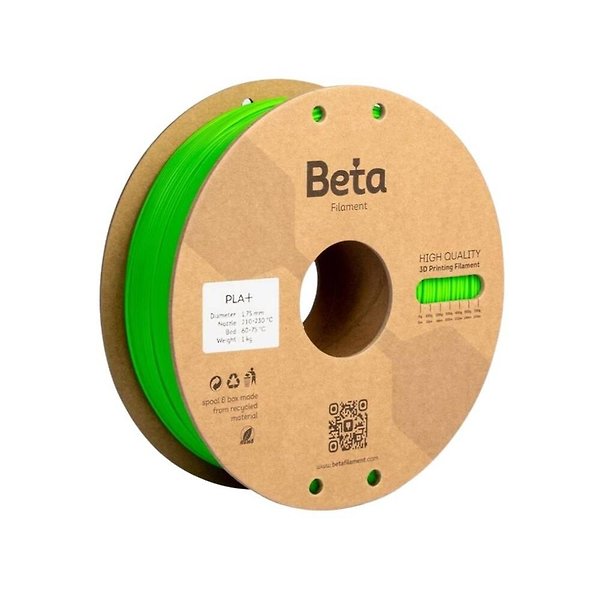 Beta PLA+ Filament - Neon Yeşil (Fluorescent) - 1 Kg