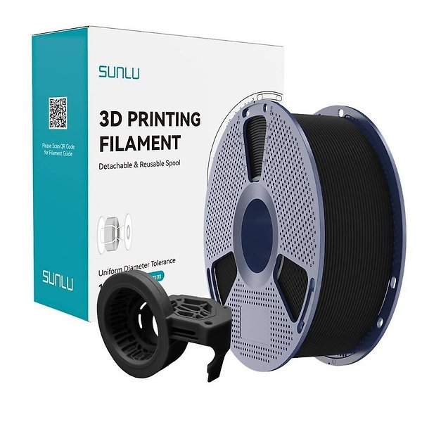 SUNLU High Speed PETG Matte Siyah Filament 1.75mm 1kg