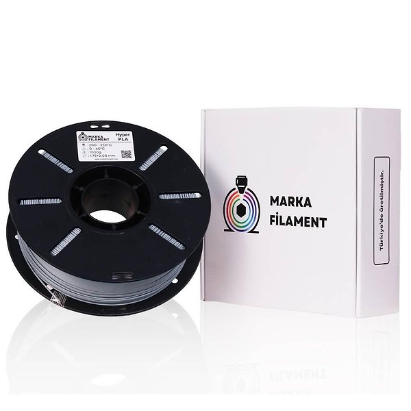 Marka Filament Hyper PLA - Gri - 1.75mm 1Kg