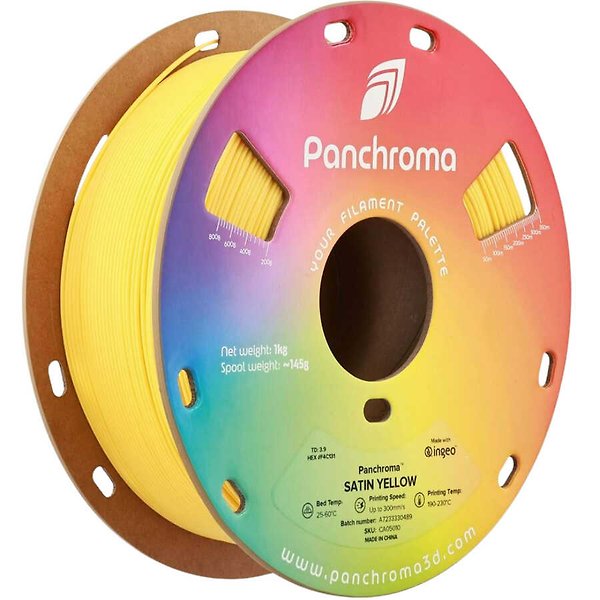 Panchroma PLA Saten Sarı Filament 1.75mm 1Kg