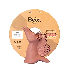 Beta PLA-Matte Filament Terracotta - 1.75mm 1 Kg