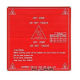 3D Yazıcı MK2B Isıtıcı Tabla-214x214mm- 12V/24V
