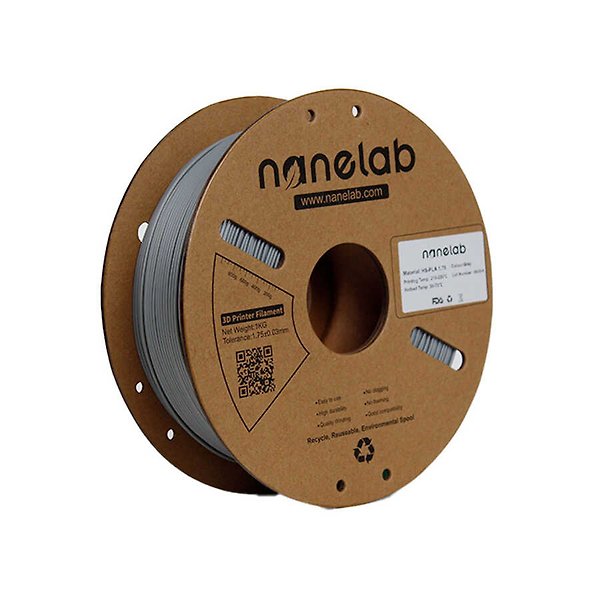 Nanelab Hyper PLA Gri Filament - 1.75mm - 1Kg