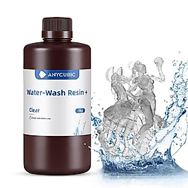 Anycubic - Clear(Şeffaf) - Suyla Yıkanabilir Reçine (Water-Wash Resin+) - 1 Kg - SSX2CL