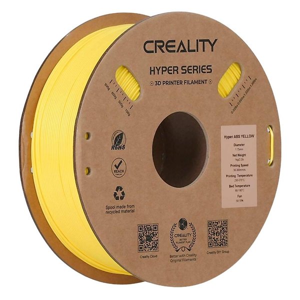 Creality Hyper ABS Sarı Filament 1.75mm - 1Kg