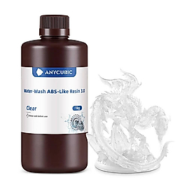 Anycubic Water-Wash ABS-Like Reçine 3.0 - Şeffaf - 1 Kg - SSXAB3CL