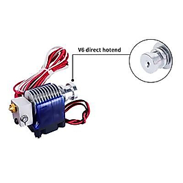 3D Yazıcı E3D V6 Direct J Head Hotend Seti - Fanlı - 12V/40W