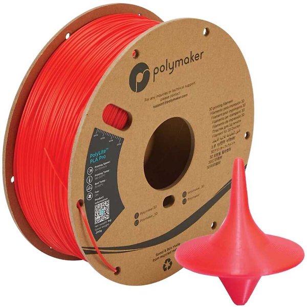 PolyLite PLA Pro Kırmızı Filament 1.75mm 1Kg