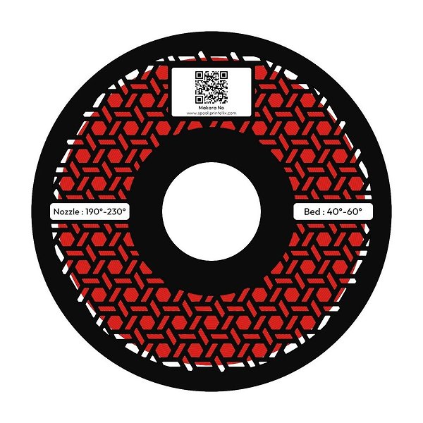 Printellix PLA+ Kırmızı Filament 1.75mm 1kg