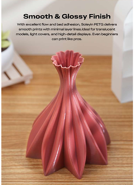 Creality Soleyin Basic PETG Filament Siyah - 1 Kg