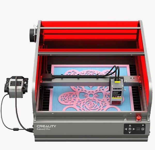 Creality Falcon2 PRO Kapalı Lazer Gravür ve Kesme Makinesi - 40W + 1.6W