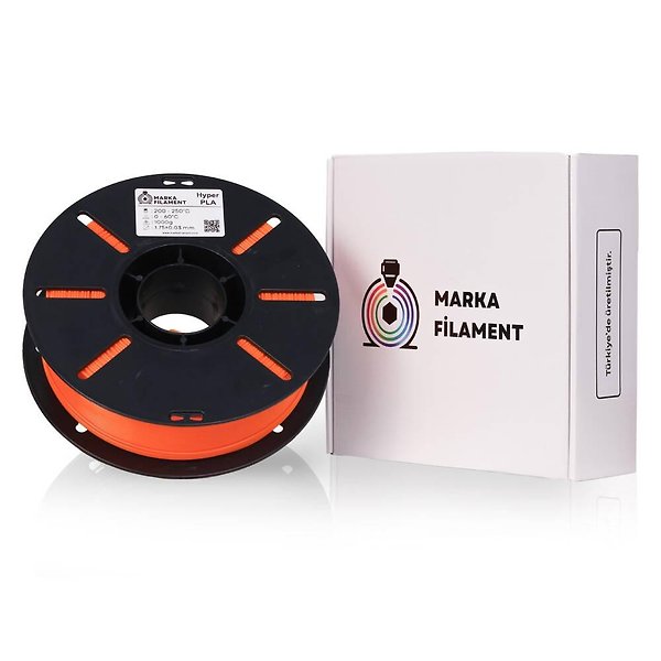 Marka Filament Hyper PLA - Neon Turuncu - 1.75mm 1Kg