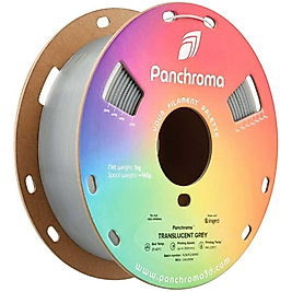 Panchroma PLA Yarı Saydam Gri Filament 1.75mm 1Kg - (Translucent)