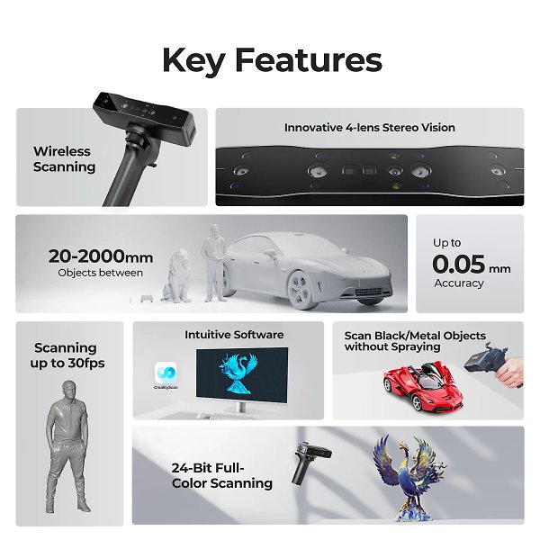 Creality CR-Scan Otter Lite 3D Tarayıcı