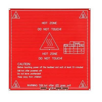 3D Yazıcı MK2B Isıtıcı Tabla-214x214mm- 12V/24V