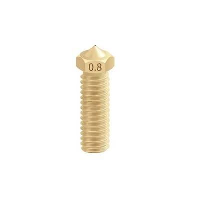 0.8mm E3D Volcano Pirinç Nozzle - 1.75mm - Sidewinder X1