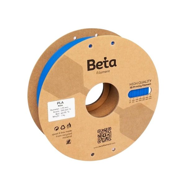 Beta PLA-Matte Filament Sapphire Blue - 1.75mm - 1 Kg