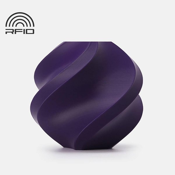 Bambu Lab PLA Basic Filament - Koyu Mor - 1 Kg - Makarasız