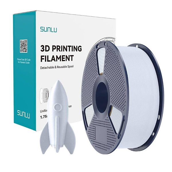 SUNLU High Speed PLA Filament Beyaz 1.75mm 1kg