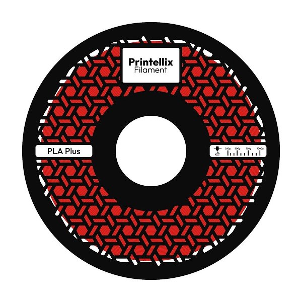 Printellix PLA+ Kırmızı Filament 1.75mm 1kg