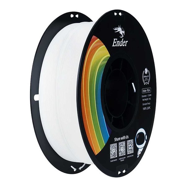 Creality Ender PLA+ Filament Beyaz 1.75mm 1kg