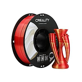 Creality CR-Silk Filament - Altın - Kırmızı - 1 Kg - Çift Renkli