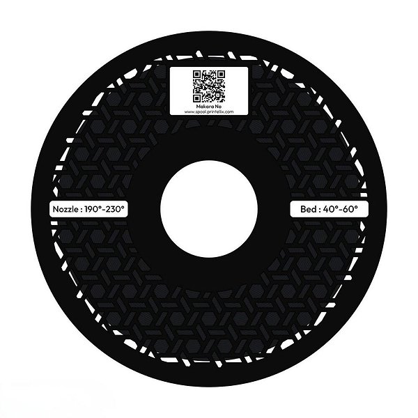 Printellix PLA+ Siyah Filament - 1.75mm - 1 Kg