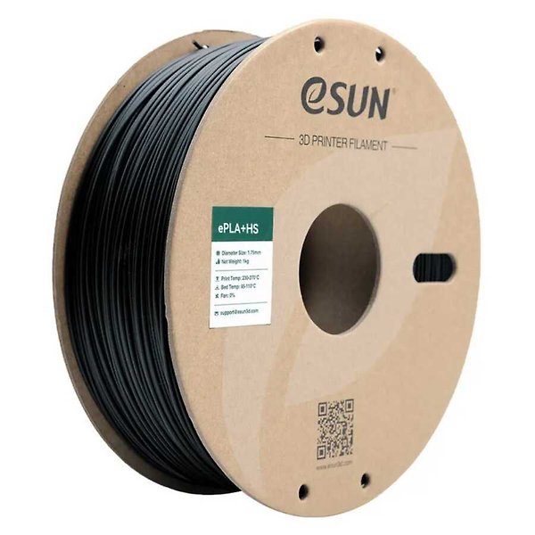eSUN Hyper PLA+ Filament - Siyah - 1.75mm 1Kg