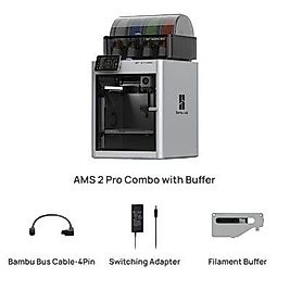 Bambu Lab X1 Carbon AMS 2 Pro Bundle 3D Yazıcı - Yeni Seri