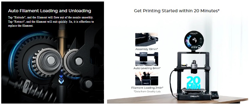 Creality Ender 3 V3 SE 3D Yazıcı detay görseli 3