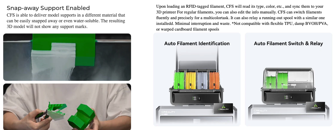 CFS - Creality Filament System detay görseli 4