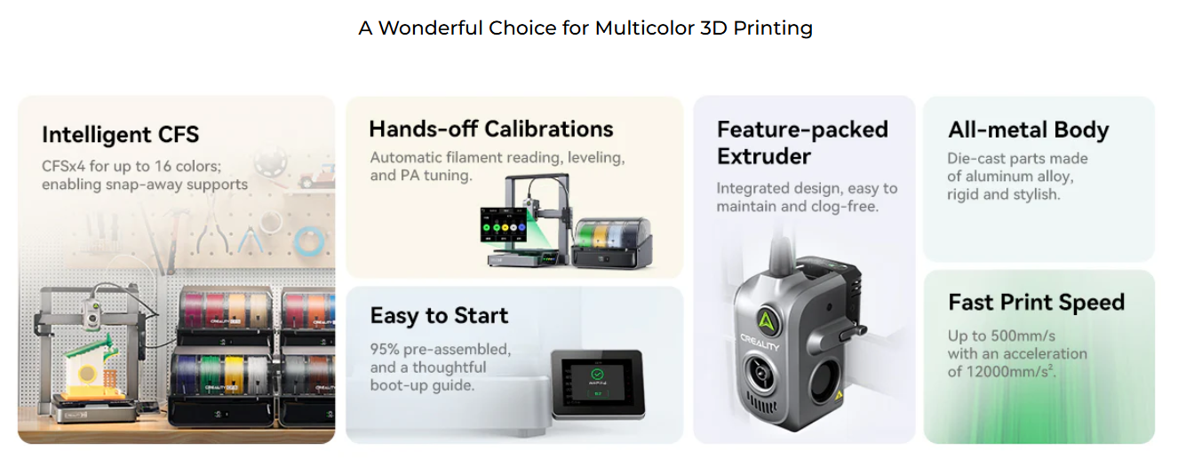 Creality Hi Combo 3D Yazıcı detay görseli 2