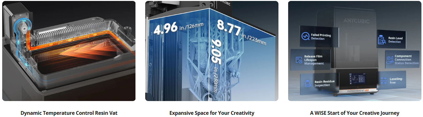 Anycubic Mono M7 Pro - SLA 3D Yazıcı detay görseli 1