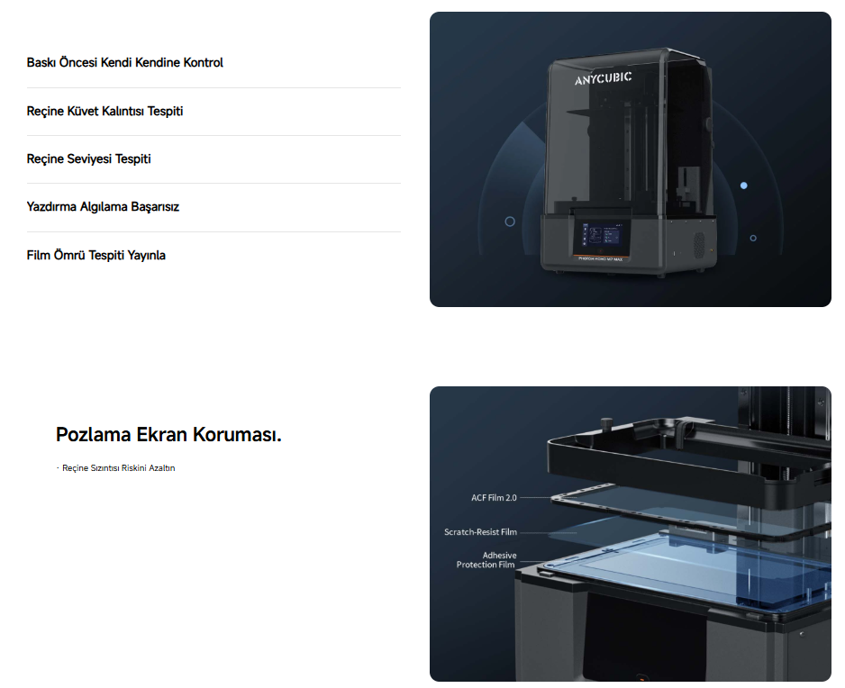 Anycubic Mono M7 Max - SLA 3D Yazıcı detay görseli 3