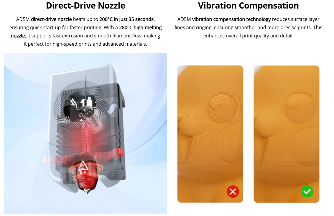 Flashforge Adventurer 5M 3D Yazıcı detay görseli 2