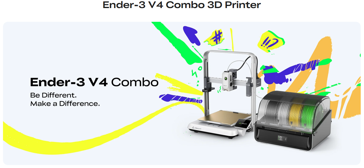 Creality Ender 3 V4 Combo 3D Yazıcı özellik görseli 1