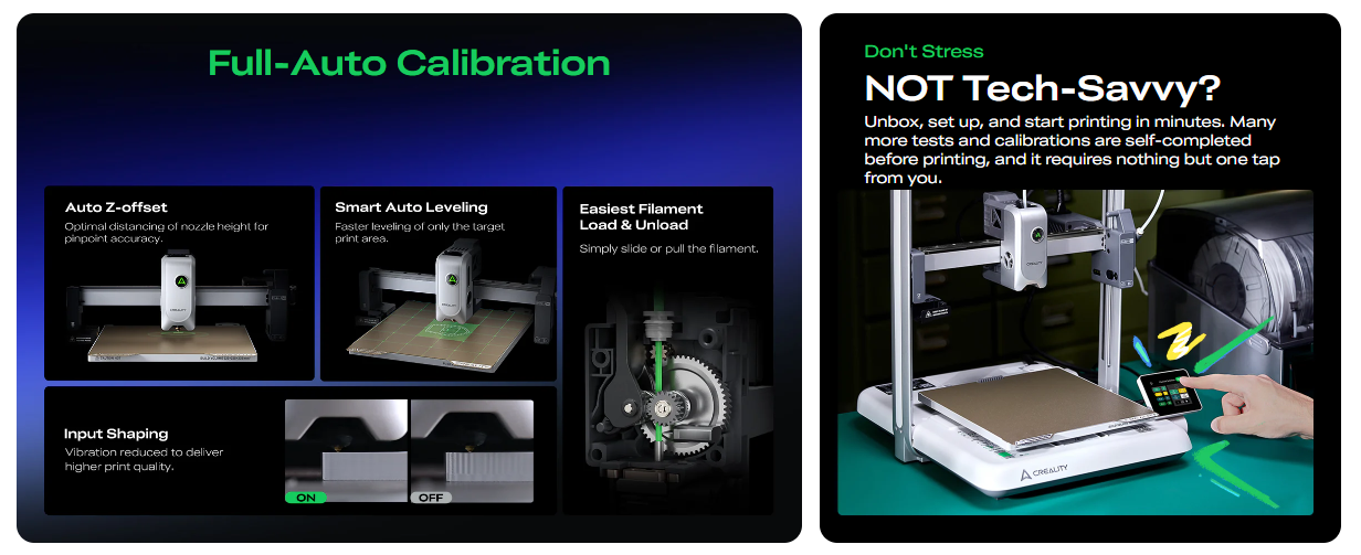 Creality Ender 3 V4 Combo 3D Yazıcı özellik görseli 2