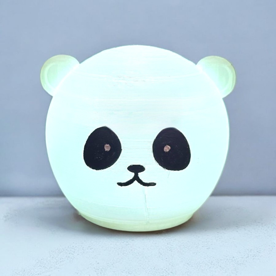 fosforlu panda masa lambası
