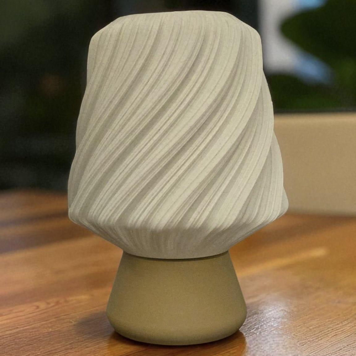 Twisted Design Table Lamp – Burgulu Tasarım Masa Lambası