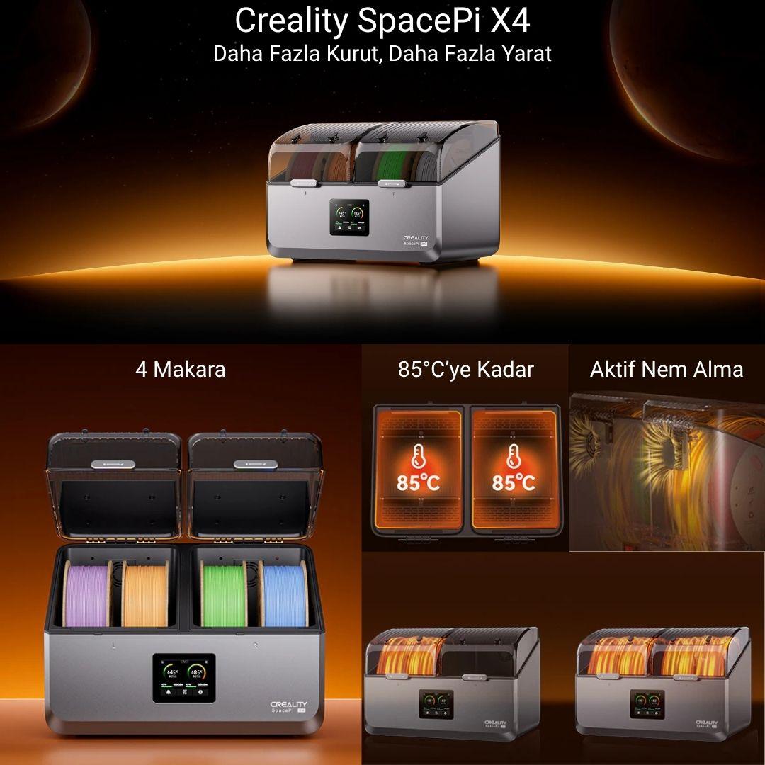 Creality SpacePi X4 Filament Kurutucu
