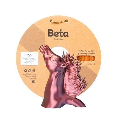 Beta PLA-Mystic Silk Filament Üç Renk Kırmızı -Altın -Siyah 1.75mm - 1Kg
